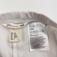 Load image into Gallery viewer, Girls H&amp;M, organic cotton blend cropped leggings, Inside leg: 30cm, FUC, size 6,  