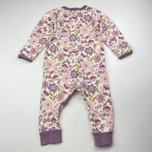 Girls Anko, floral zip romper, FUC, size 0,  