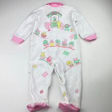Load image into Gallery viewer, Girls vintage, coverall / romper, light marks on feet, FUC, size 0,  