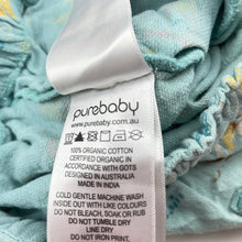 Load image into Gallery viewer, Boys purebaby, organic cotton shorts, elasticated, GUC, size 1,  
