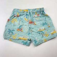 Load image into Gallery viewer, Boys purebaby, organic cotton shorts, elasticated, GUC, size 1,  