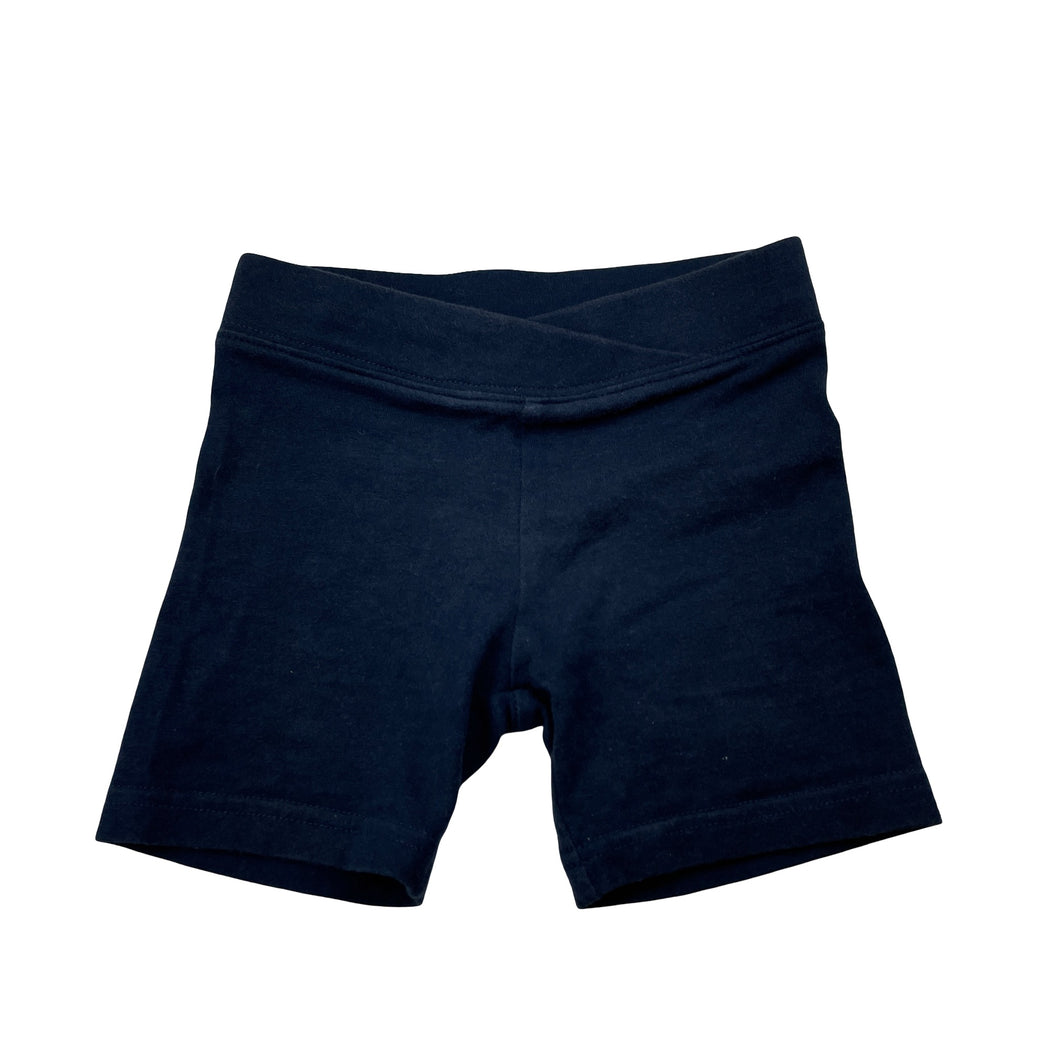 Girls Anko, navy bike shorts, elasticated, GUC, size 4,  