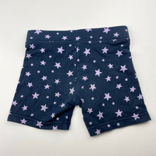Load image into Gallery viewer, Girls Anko, navy &amp; purple bike shorts, FUC, size 4,  