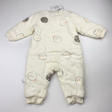Load image into Gallery viewer, Unisex LK Angel, soft feel wadded winter romper, NEW, size 0,  