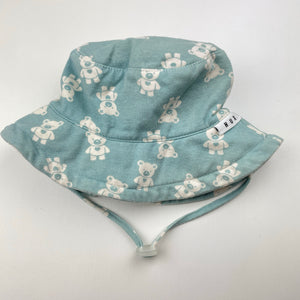Unisex HUXBABY, organic cotton blend bucket hat, GUC, size 000-00,  