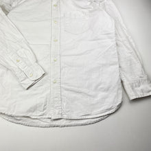 Load image into Gallery viewer, Boys GAP, white cotton long sleeve shirt, GUC, size 10,  