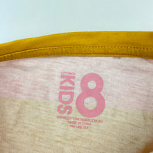 Load image into Gallery viewer, Girls Cotton On, tie front cotton long sleeve top, marks back sleeves, FUC, size 8,  
