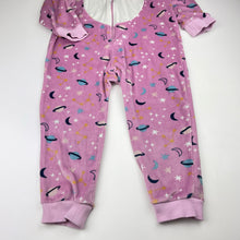 Load image into Gallery viewer, Girls Anko, soft feel fleece all-in-one pyjamas, GUC, size 3,  