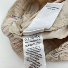Load image into Gallery viewer, Boys purebaby, organic cotton shorts, elasticated, FUC, size 1,  