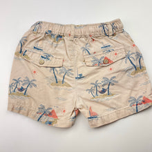 Load image into Gallery viewer, Boys purebaby, organic cotton shorts, elasticated, FUC, size 1,  