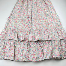 Load image into Gallery viewer, Girls Love Henry, floral cotton maxi dress, mild discolouration, FUC, size 7, L: 87cm