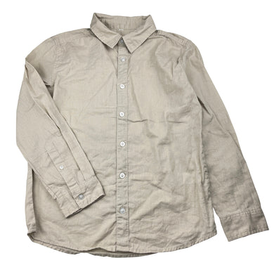 Boys lightweight, linen/cotton long sleeve shirt, EUC, size 10,  