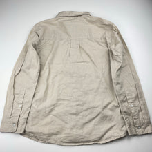 Load image into Gallery viewer, Boys lightweight, linen/cotton long sleeve shirt, EUC, size 10,  