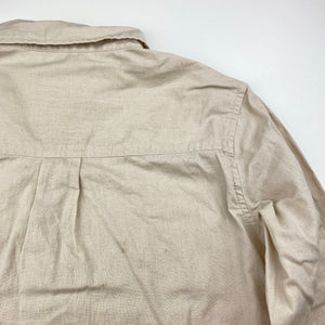 Boys lightweight, linen/cotton long sleeve shirt, EUC, size 10,  