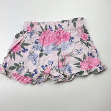 Load image into Gallery viewer, Girls KID, floral lightweight shorts, elasticated, GUC, size 3,  