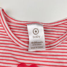 Load image into Gallery viewer, Girls Target, stretchy striped tee / top, EUC, size 2,  