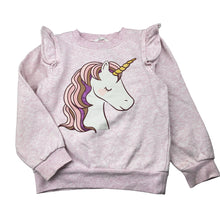 Load image into Gallery viewer, Girls Milkshake, fleece lined sweater / jumper, mark back left sleeve, FUC, size 6,  