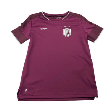 Boys Decathlon, KIPSTA Qatar sports / activewear top, EUC, size 7-8,  