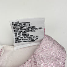 Load image into Gallery viewer, Girls Mango, lined metallic pink party dress, EUC, size 3, L: 54cm