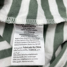 Load image into Gallery viewer, Unisex Cotton On, khaki stripe organic cotton tee / top, FUC, size 5,  