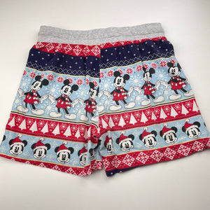 Boys Peter Alexander, Mickey Mouse cotton pyjama shorts, wash fade, FUC, size 14,  