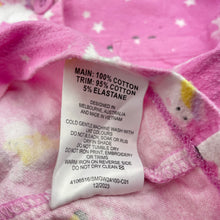 Load image into Gallery viewer, Girls Milkshake, flannel cotton pyjama top, unicorns, GUC, size 6,  