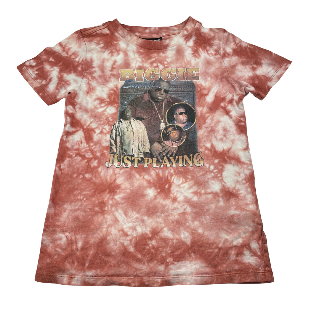 Boys Cotton On, The Notorious BIG tie dyed tee / top, FUC, size 5,  