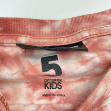 Load image into Gallery viewer, Boys Cotton On, The Notorious BIG tie dyed tee / top, FUC, size 5,  