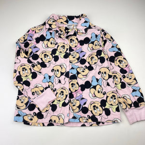Girls Disney, Minnie Mouse flannel cotton pyjamas, mark left cuff, FUC, size 6,  