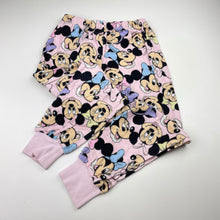 Load image into Gallery viewer, Girls Disney, Minnie Mouse flannel cotton pyjamas, mark left cuff, FUC, size 6,  