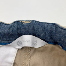 Load image into Gallery viewer, Boys B Collection, stretch cotton chino pants, adjustable, Inside leg: 43cm, GUC, size 4,  