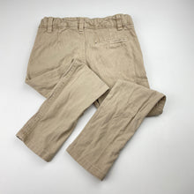 Load image into Gallery viewer, Boys B Collection, stretch cotton chino pants, adjustable, Inside leg: 43cm, GUC, size 4,  