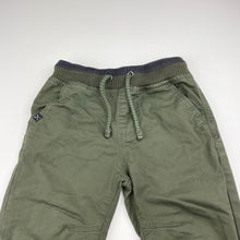 Load image into Gallery viewer, Boys Target, khaki stretch cotton pants, elasticated, Inside leg: 35.5cm, EUC, size 2,  