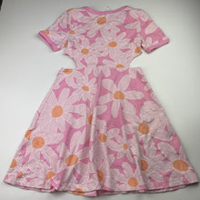 Load image into Gallery viewer, Girls Mango, floral stretchy cut out dress, EUC, size 9, L: 63cm