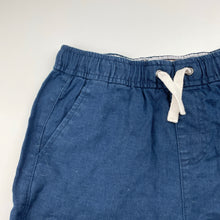 Load image into Gallery viewer, Boys Anko, blue linen shorts, elasticated, EUC, size 10,  