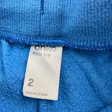 Load image into Gallery viewer, Boys Anko, fleece lined track pants, diggers, Inside leg: 28.5cm, GUC, size 2,  