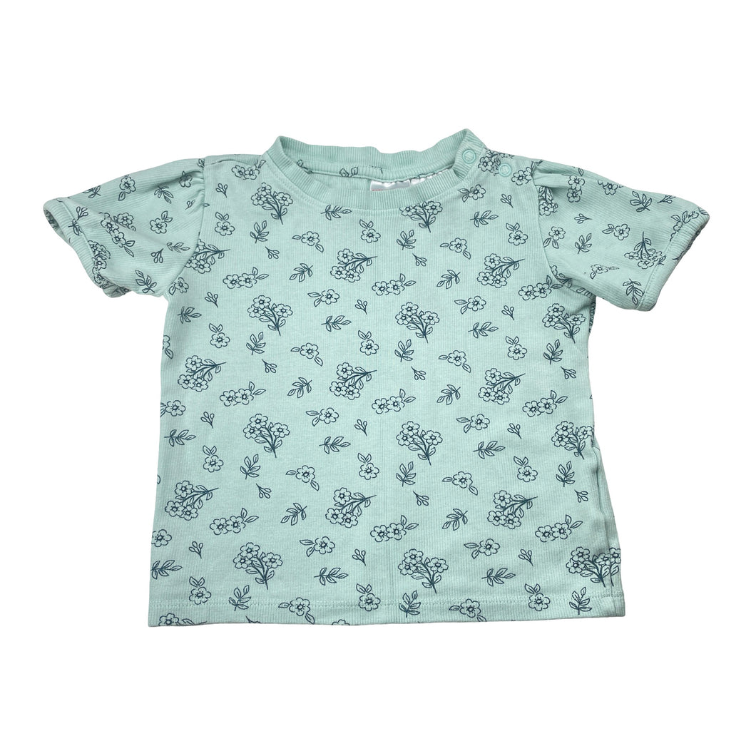 Girls Sprout, floral stretchy tee / top, GUC, size 2,  