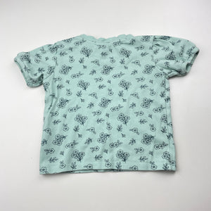 Girls Sprout, floral stretchy tee / top, GUC, size 2,  