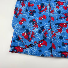 Load image into Gallery viewer, Boys Marvel, Spiderman flannel cotton pyjama top, wash fade &amp; pilling, FUC, size 6,  