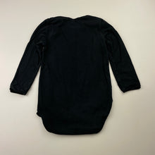 Load image into Gallery viewer, Unisex Bonds, black stretchy bodysuit / romper, EUC, size 1,  