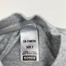 Load image into Gallery viewer, Unisex Bonds, grey marke cotton tee / top, GUC, size 2,  