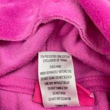 Load image into Gallery viewer, Girls Barbie, pink velour zip hoodie sweater, FUC, size 4,  