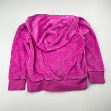 Load image into Gallery viewer, Girls Barbie, pink velour zip hoodie sweater, FUC, size 4,  