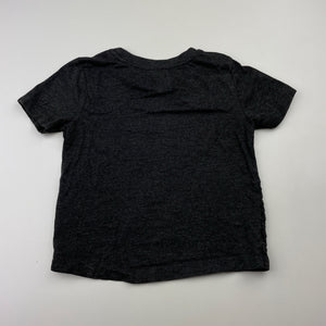 Boys Tilt, grey marle tee / top, EUC, size 1,  