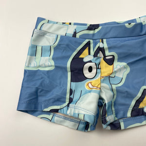 Unisex Bluey, swim shorts, elasticated, FUC, size 1,  
