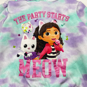 Girls DREAMWORKS, GABBY'S DOLLHOUSE fleece lined hoodie sweater, GUC, size 5,  