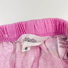 Load image into Gallery viewer, Girls Milkshake, flannel cotton pyjama pants, unicorns, GUC, size 6,  