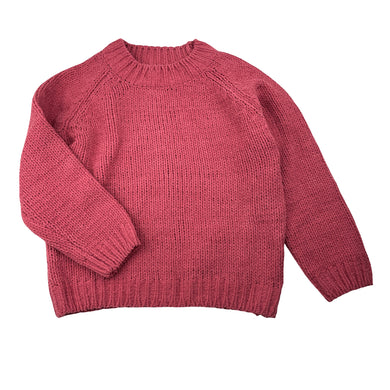 Girls Anko, chenille knit sweater / jumper, EUC, size 5,  