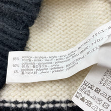 Load image into Gallery viewer, Girls Zara, black &amp; cream chunky knit sweater / jumper, GUC, size 8-9,  