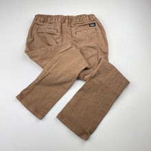 Load image into Gallery viewer, Boys Indie, stretch cotton chino pants, adjustable, Inside leg: 46.5cm, FUC, size 5,  